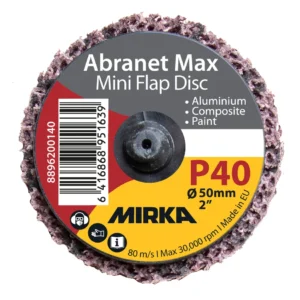 Abranet® Max Mini Flap disk Ø 50 mm Quick Lock (Hızlı Kilit)
