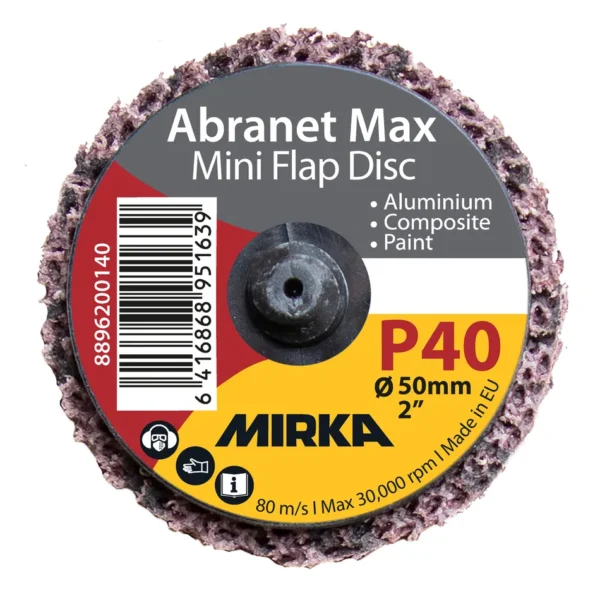 Abranet® Max Mini Flap disk Ø 50 mm Quick Lock (Hızlı Kilit)