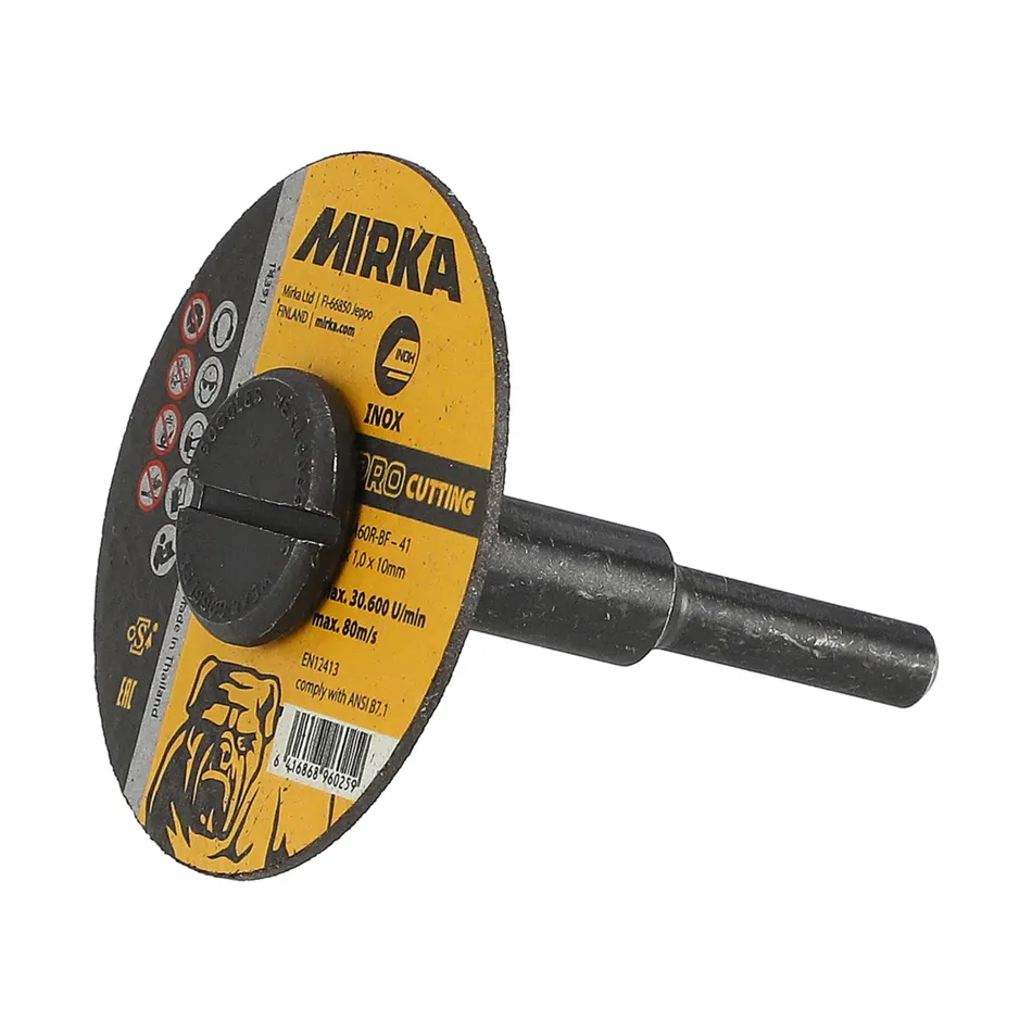 6 mm şaftlı 50 mm kesme diski için tutucu