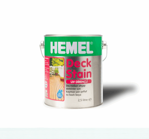 Hemel Deck Stain White - Deck Verniği