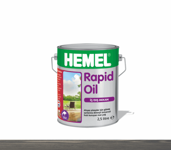 Hemel Rapid Oil - Gray - Hızlı Kuruyan Yağ