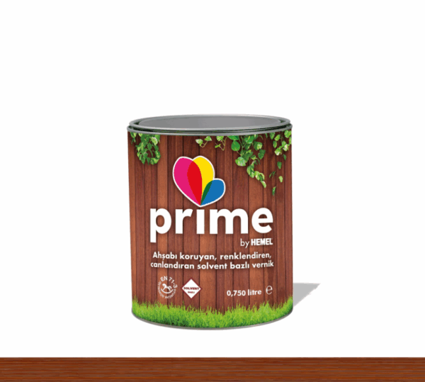 Prime Solvent Bazlı Ahşap Vernik - Fındık
