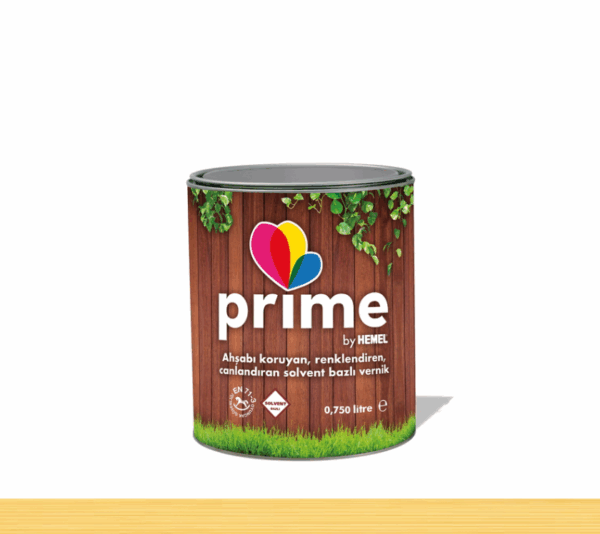 Prime Solvent Bazlı Ahşap Vernik - Şeffaf